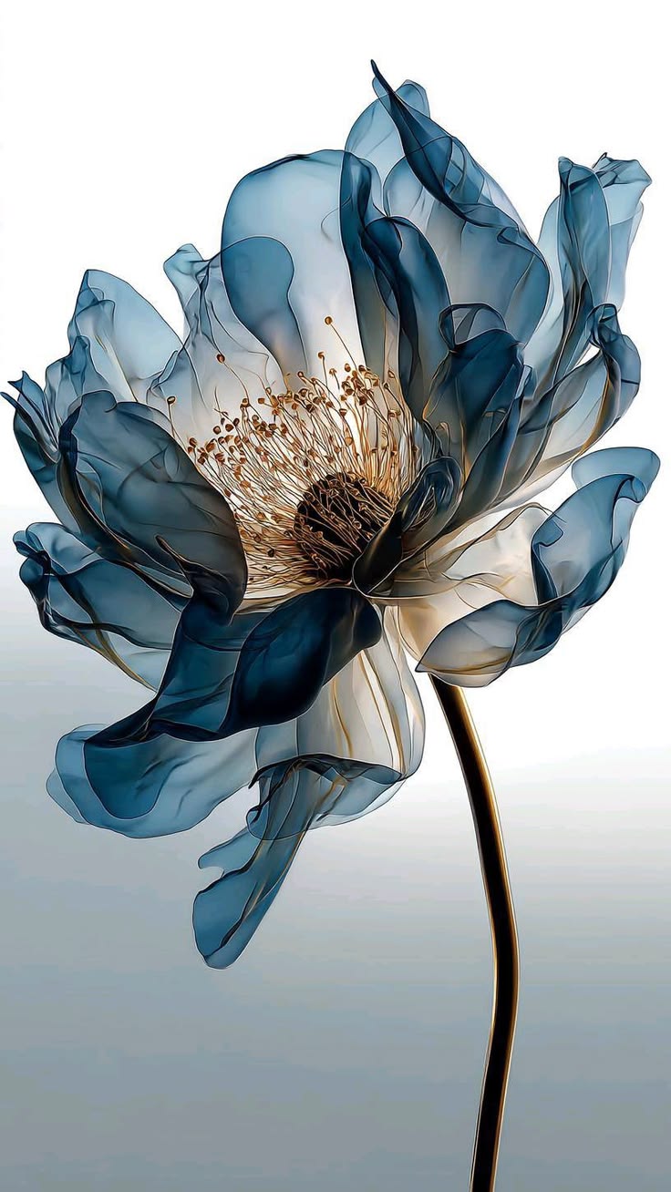 Ultramarine flower — art as artifact